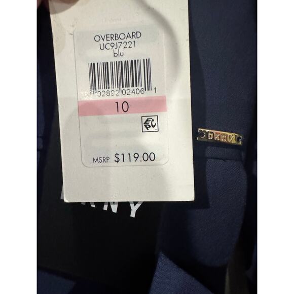 DKNY One Button Navy Blue Blazer Size 10 - Picture 7 of 7